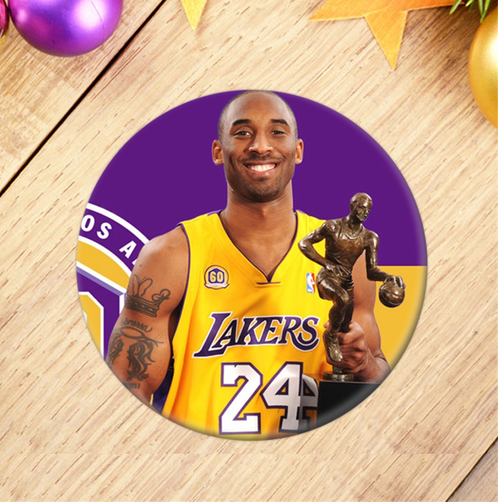 nba个性徽章 科比·布莱恩特 圆形胸章周边 可定做 科20-38