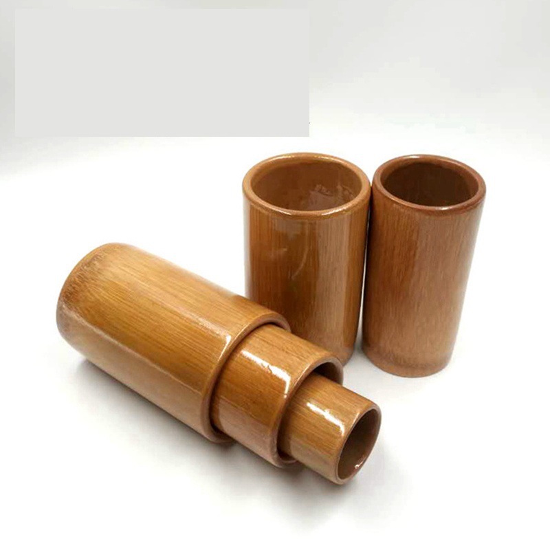 厂家直销竹罐碳化拔火罐竹制加厚拔火罐竹子罐竹筒竹吸筒竹拔罐