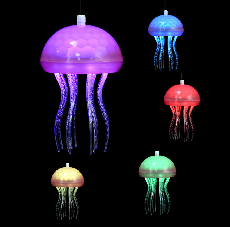 led水母灯失恋博物馆艺术馆装饰灯吊灯景观灯户外防水七彩变色
