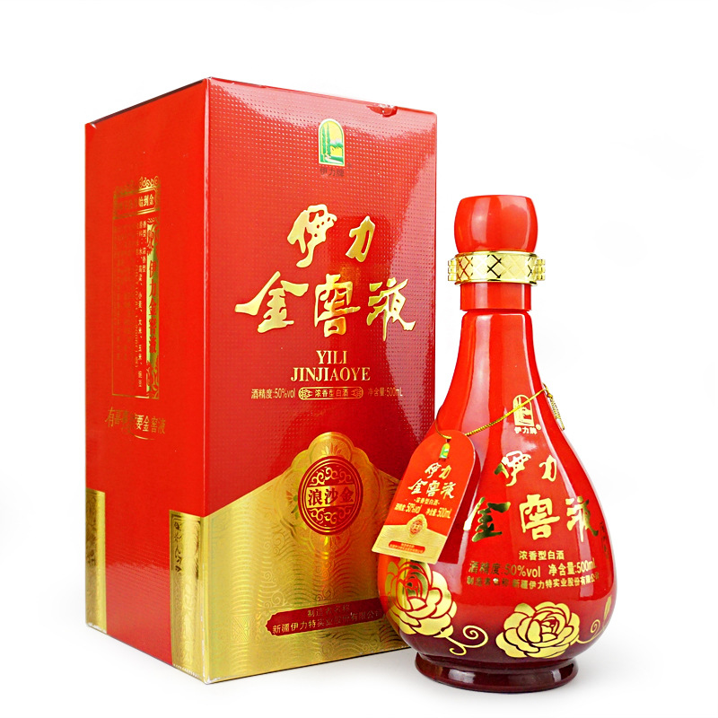 新疆伊力金窖液浪淘沙婚宴会商务宴请跑量高度白酒批发