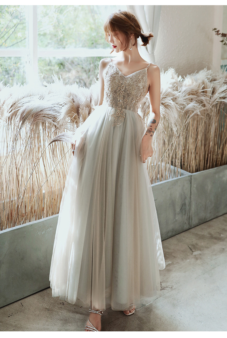 森系小晚礼服裙仙女平时可穿伴娘服超仙18岁成年礼仙气梦幻公主女