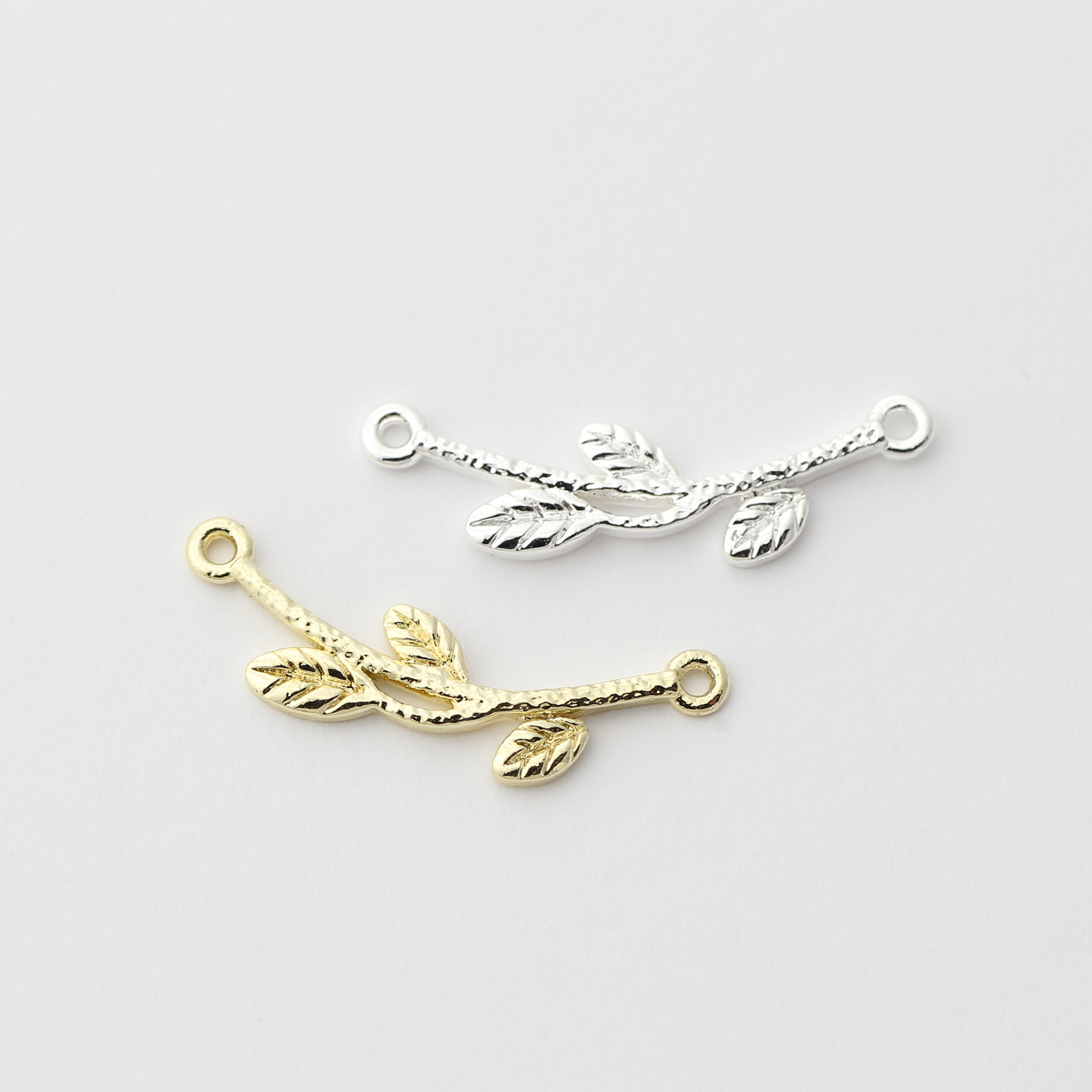 保色14k金厚银藤蔓链接饰品配件 diy手工制作手链项链材料配饰