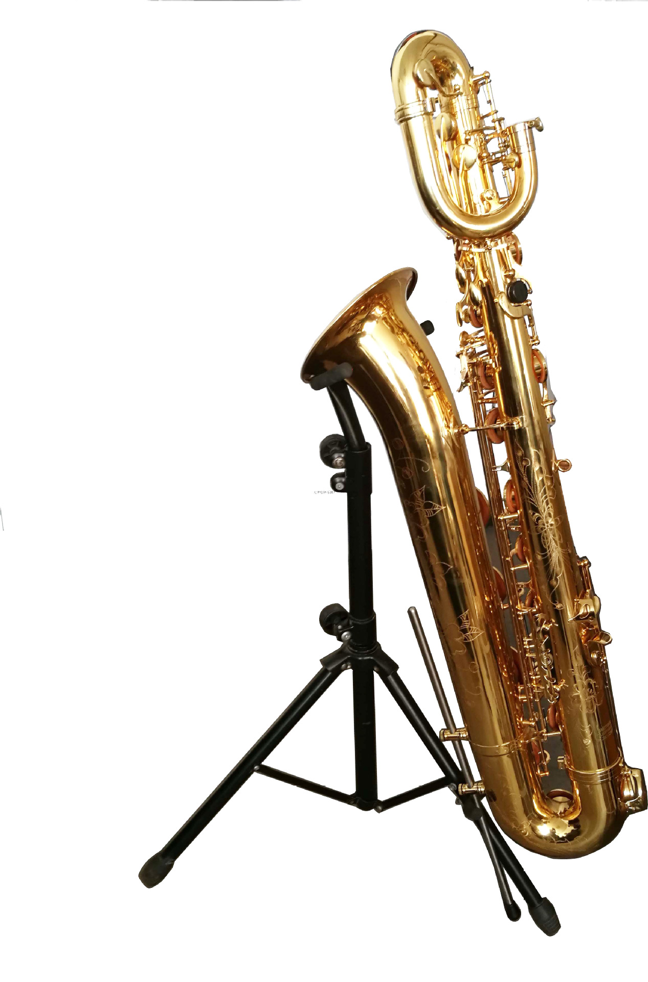 巴里东萨克斯架支架地架展示架上低音萨克斯架子巴里东支架