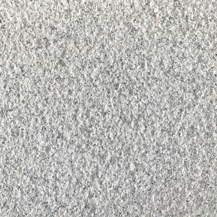 山东白麻火烧面 烧面花岗岩 芝麻白色荔枝面大理石材干挂火烧板