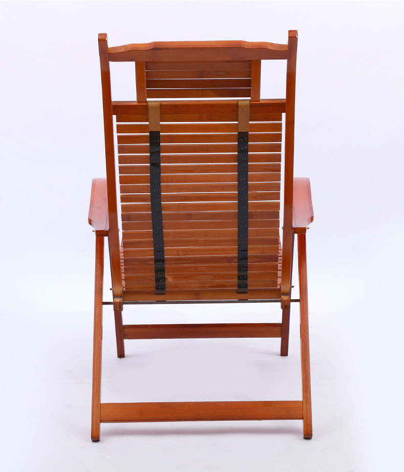 批发楠竹折叠椅躺椅午睡折叠躺椅楠竹伸缩家居沙滩躺椅