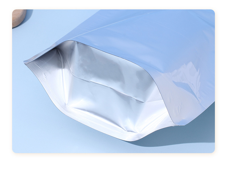 现货铝箔自立拉链袋自封袋坚果零食包装袋pa铝箔袋食品包装袋批发