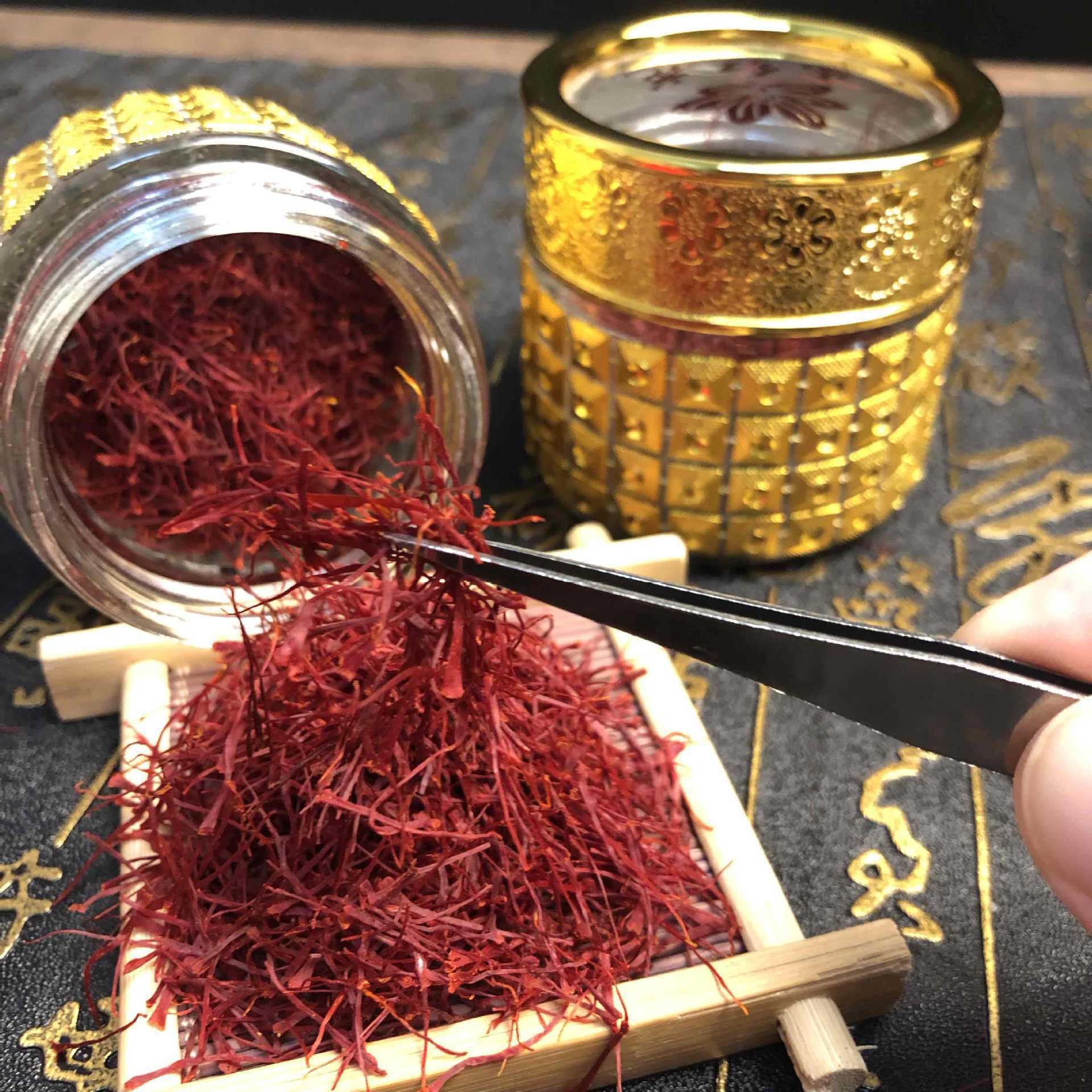 odm迪拜款式藏红花瓶装西红花长丝无黄根西藏批发支持代发分销