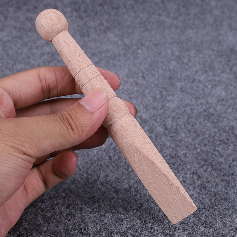 实木按摩棒三件套专用足疗棒木制按摩器点穴棒木质全身点穴笔经络