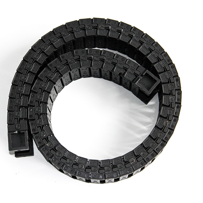 尼龙拖链机床雕刻机链条电缆无声传动链坦克链 无声系列25*57