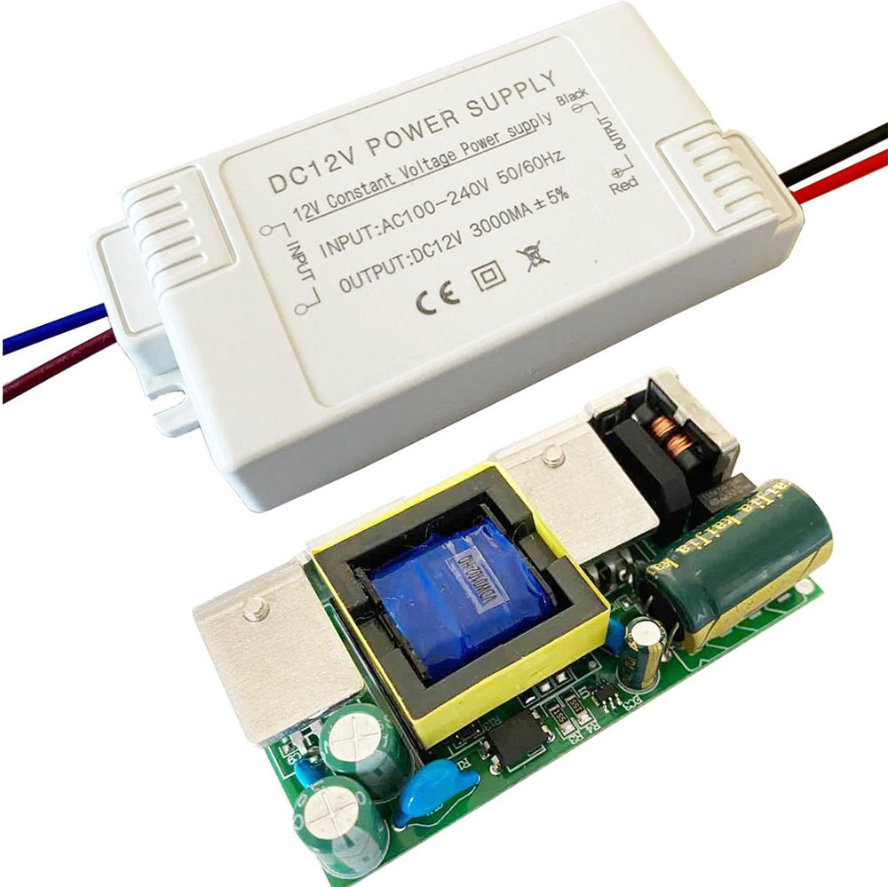 超薄12v3a恒压220v转12vled灯带镜前灯电源风扇电源触摸开关电源