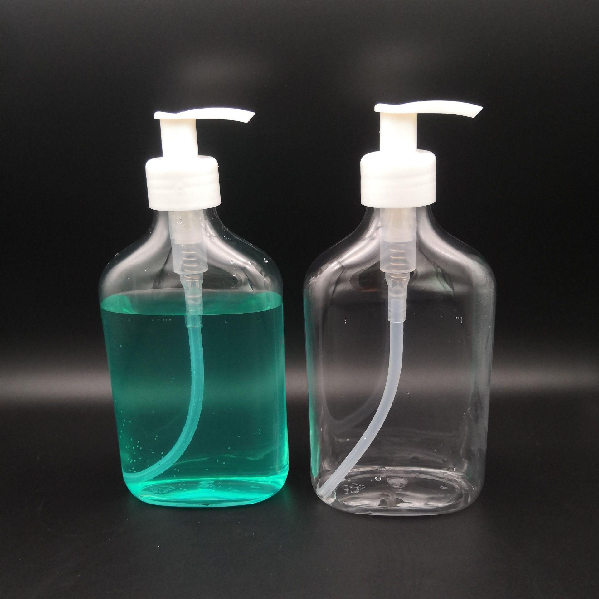 透明pet 350ml/克消毒液塑胶瓶 液体包装瓶 容量可订制加工