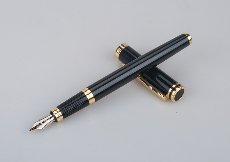 英雄钢笔6177铱金笔墨水礼盒套装成人男女金属商务办公用练字定制