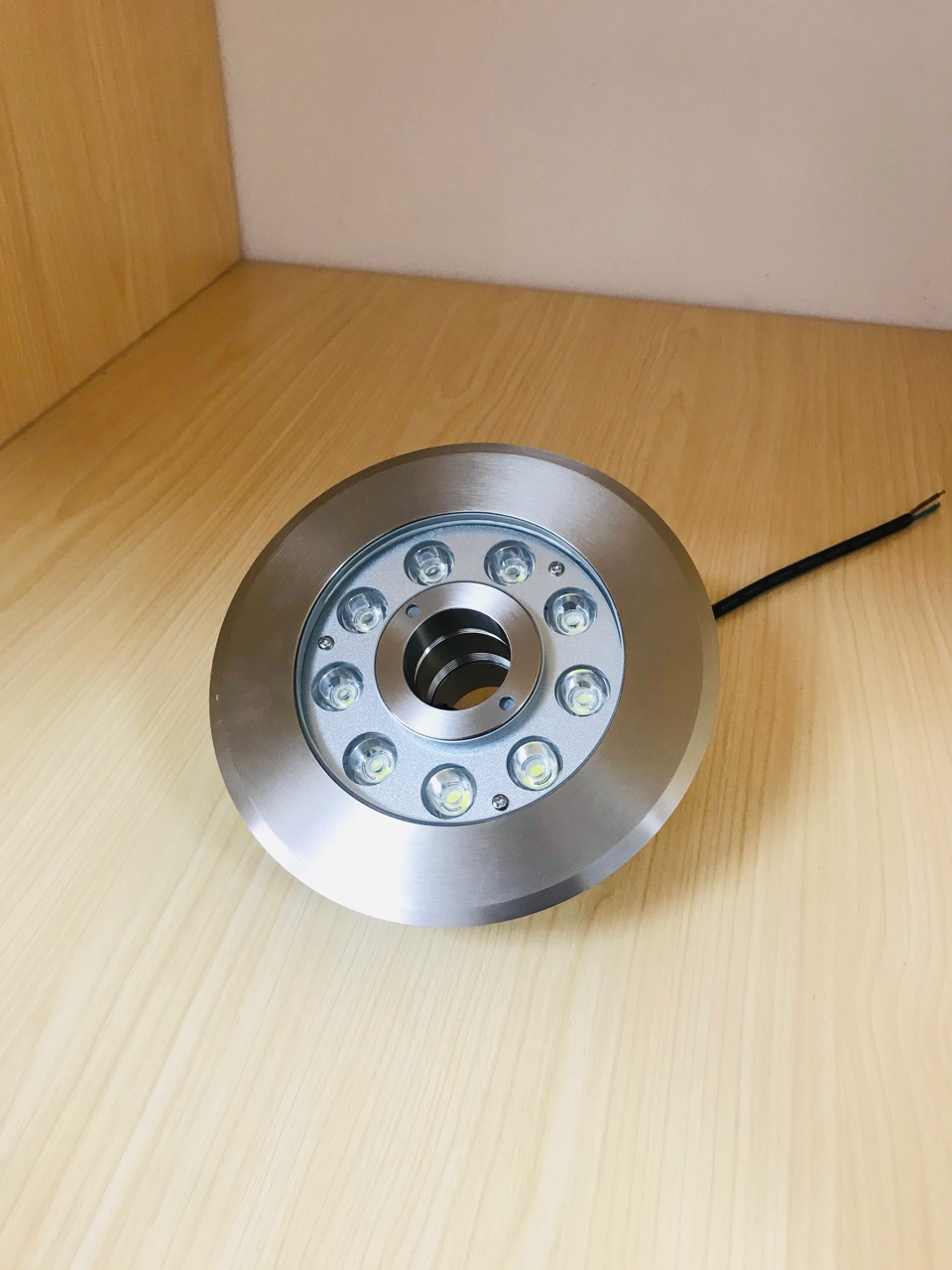 户外防水亮化喷泉灯9瓦低压水底灯不锈钢高亮景观照明工程灯具