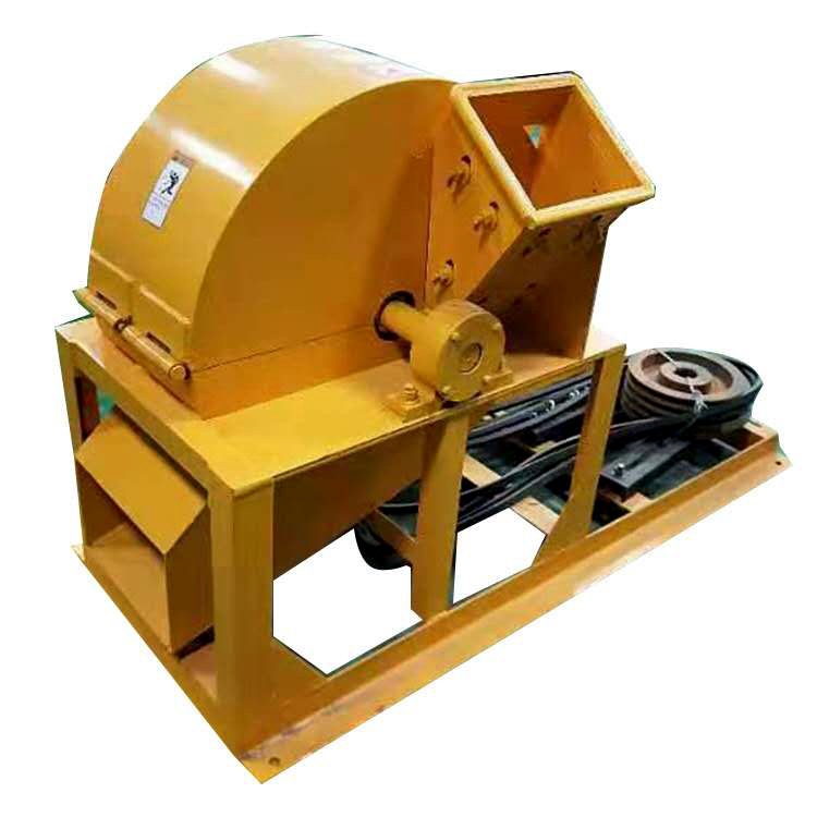 可移动树皮树叶木料打粉机 干湿两用机多功能双进料口树枝粉碎机