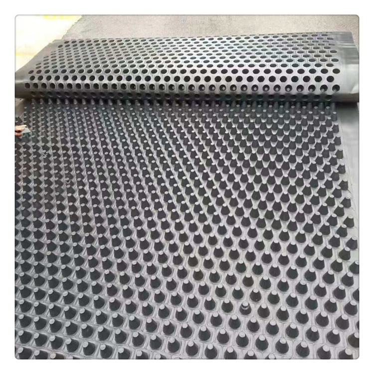 卷材阻根防排水板车库顶板塑料阻根板地下室卷状防排水板疏水板