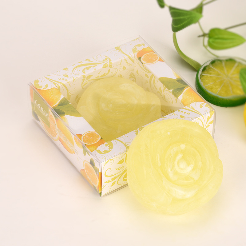 柠檬手工皂精油皂洗脸皂洁面皂沐浴皂洗手皂补水保湿提亮肤色嫩肤
