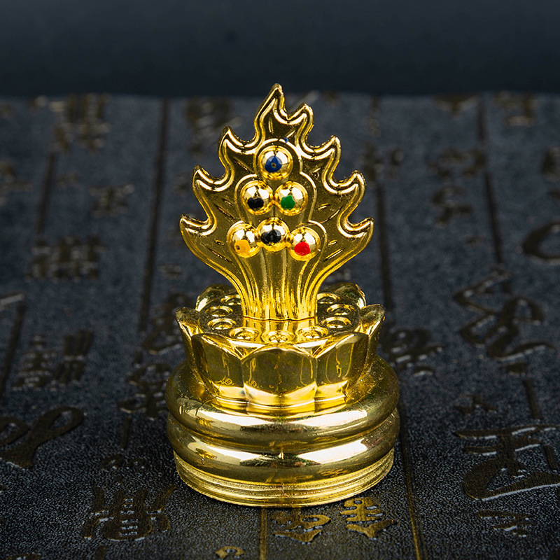 宝瓶装藏地藏王宝瓶宝瓶宝袋龙王财神地藏王金色