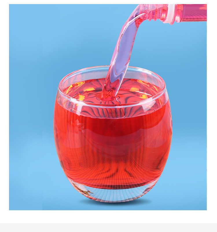 盾皇果露香蜜苏打气泡水商用原料红石榴风味糖浆鸡尾酒特调红色