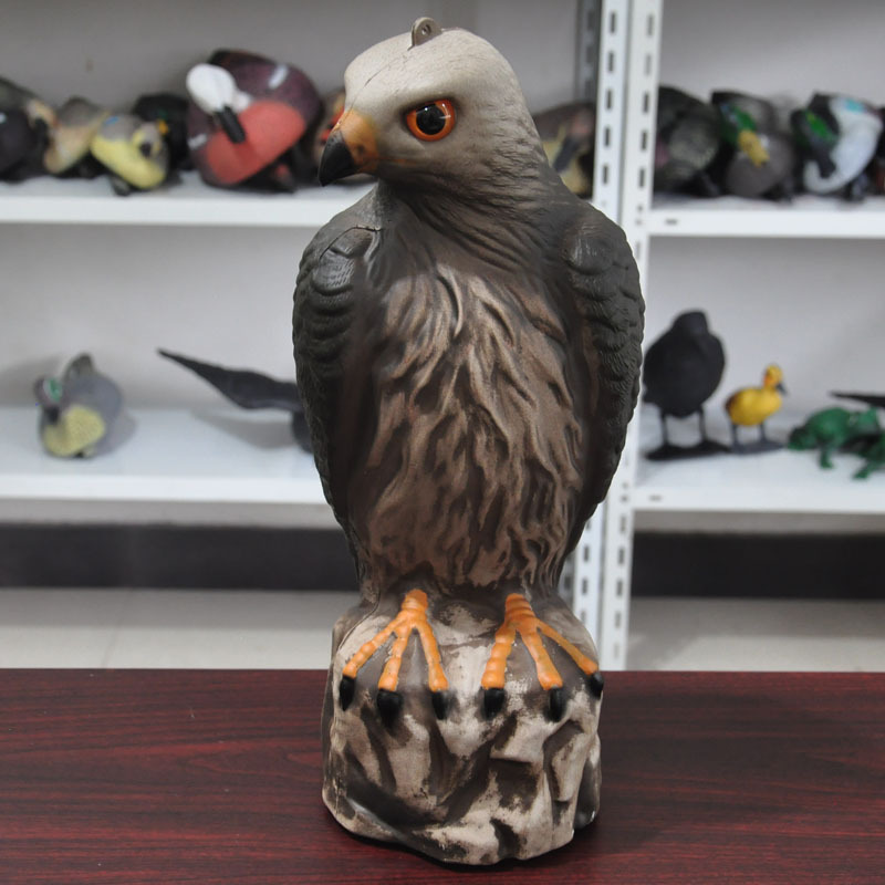园林装饰品打猎诱饵猎鹰室内摆件老鹰驱鼠器