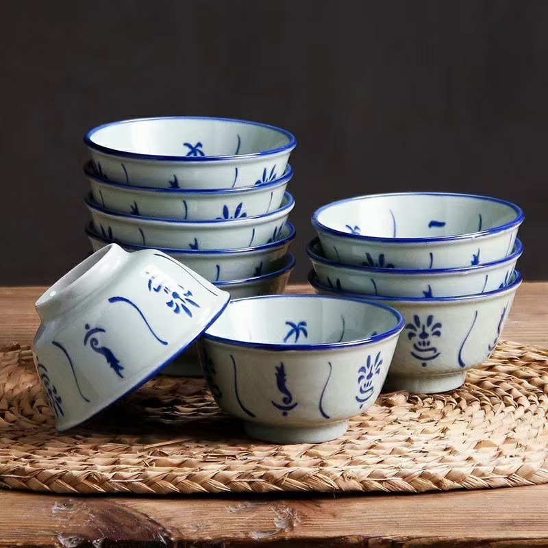 5寸 环保耐高温卫 陶瓷餐具葵斗碗 工厂直销