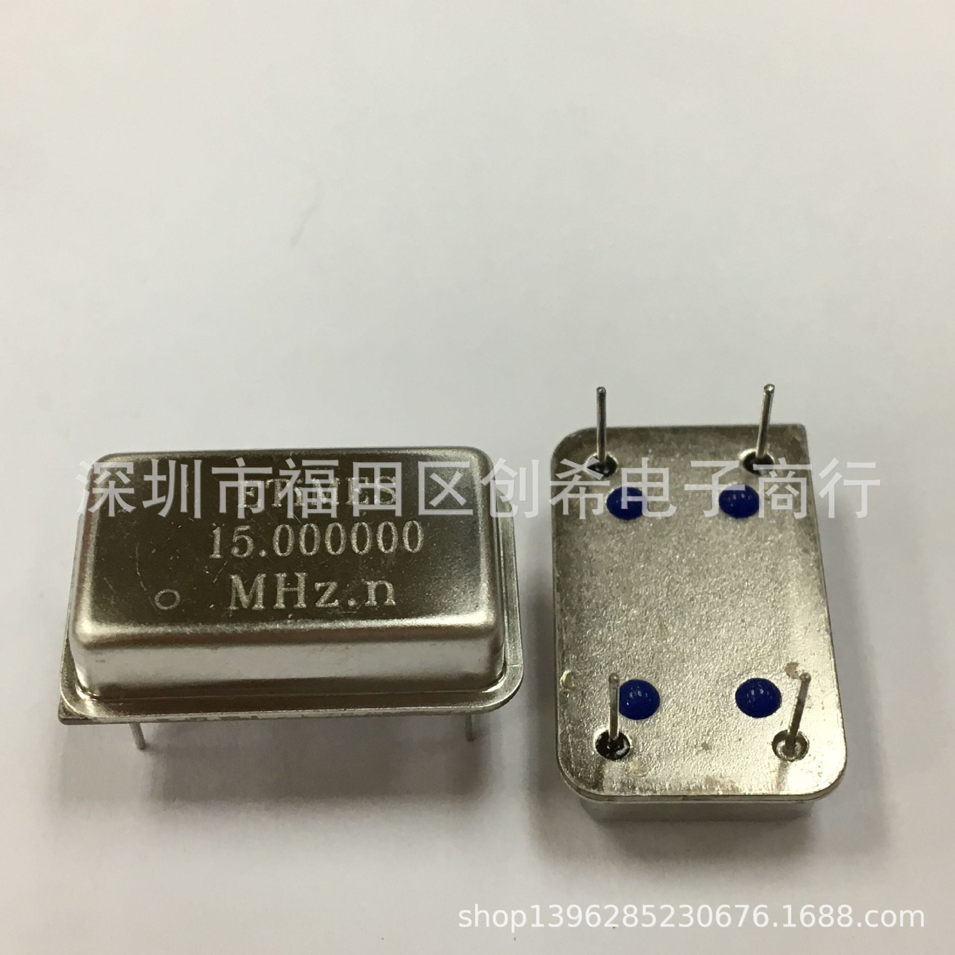 直插有源晶振15MHZ  长方形 15M 钟振  振荡器 全尺寸15.000MHZ