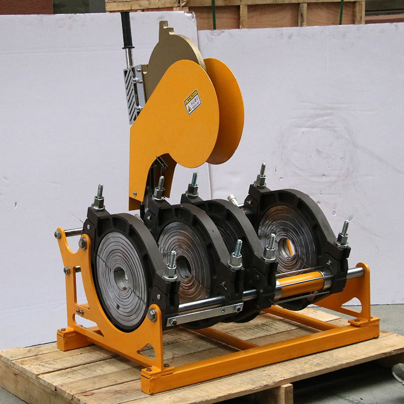 昊天天然气pe全自动对焊机四环90-315热熔焊接机pvdf热熔对接焊机