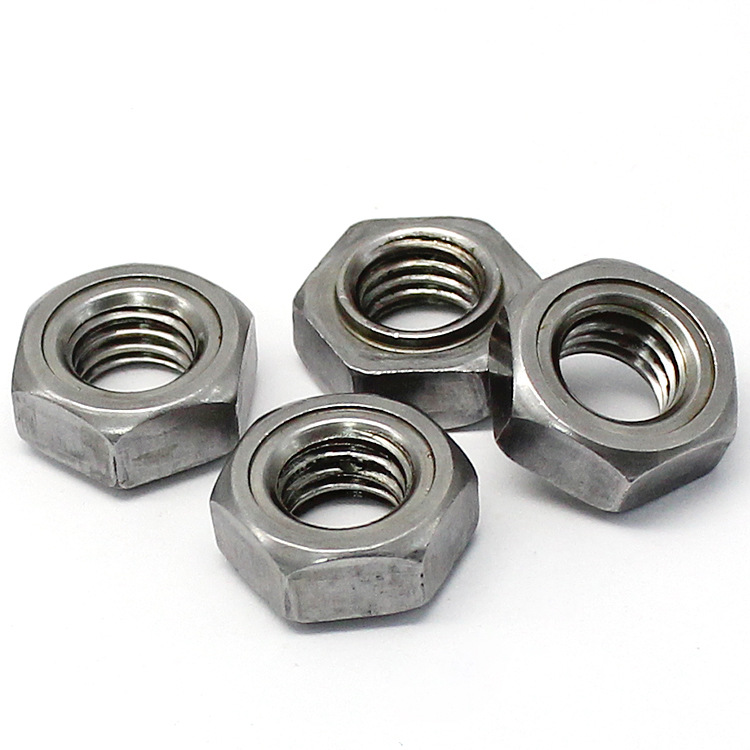 厂家直销 六角焊接螺母 国标六方点焊螺帽台阶螺母 来图加工定制