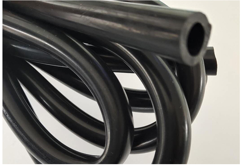 耐高温绝缘橡胶硅胶管 工业铂金橡胶管套抗老化黑色硅胶管