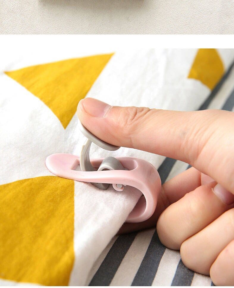 包邮拇指扣儿童安全无针不伤被子固定器床单被罩毯子防滑家庭多.