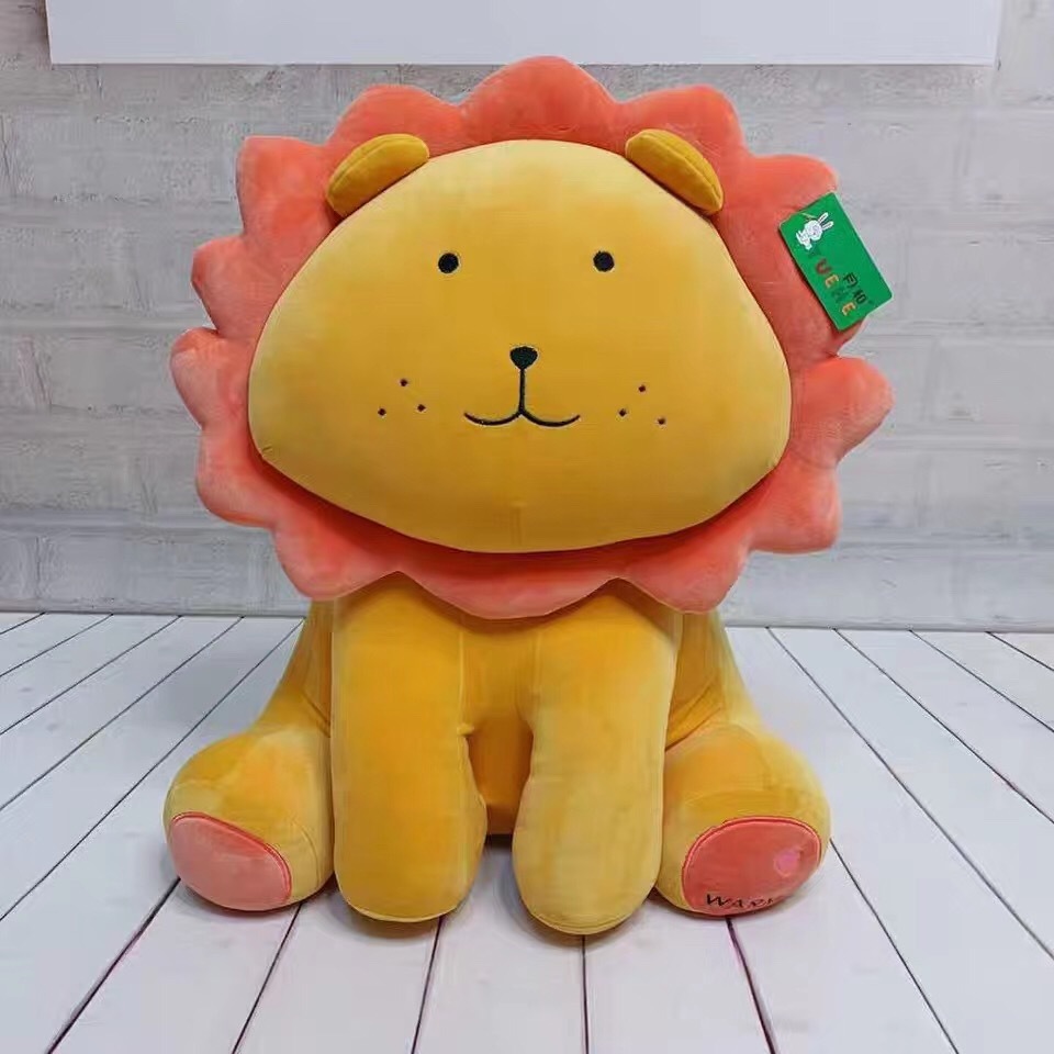 创意动物曼达狮子毛绒玩具公仔 抖音爆款太阳花狮子玩偶 厂家直销
