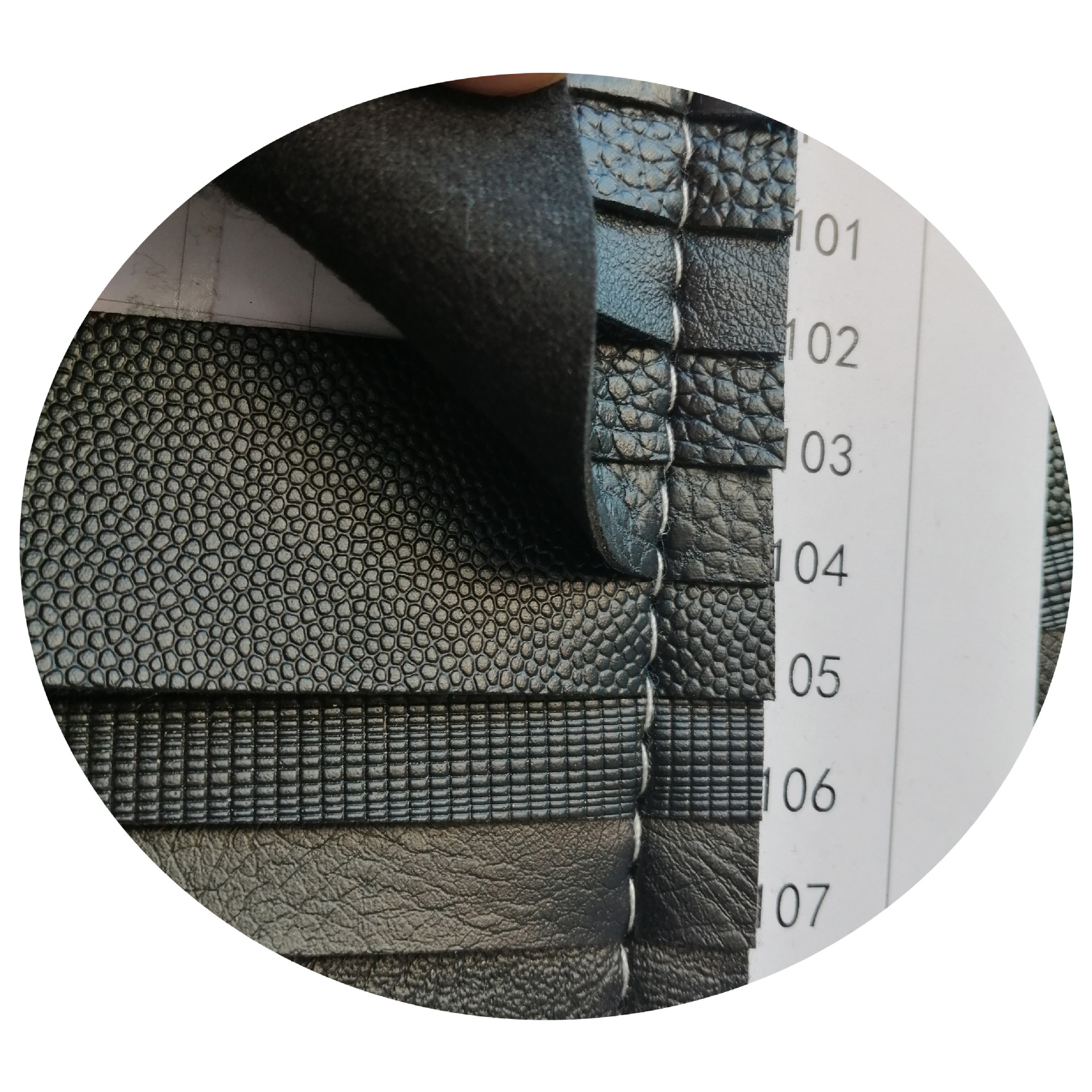 厂家直销 魔鬼鱼 珍珠鱼 圆点纹 篮球纹 pu pvc皮革