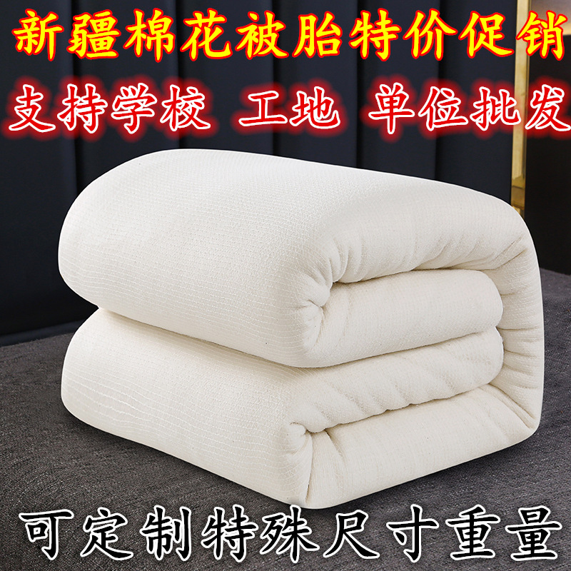 Xinjiang Cotton Quilt Inner Quilt Cushion Cotton Quilt Thickened Dormitory Students Bedding Factory Direct Supply Wholesale Order