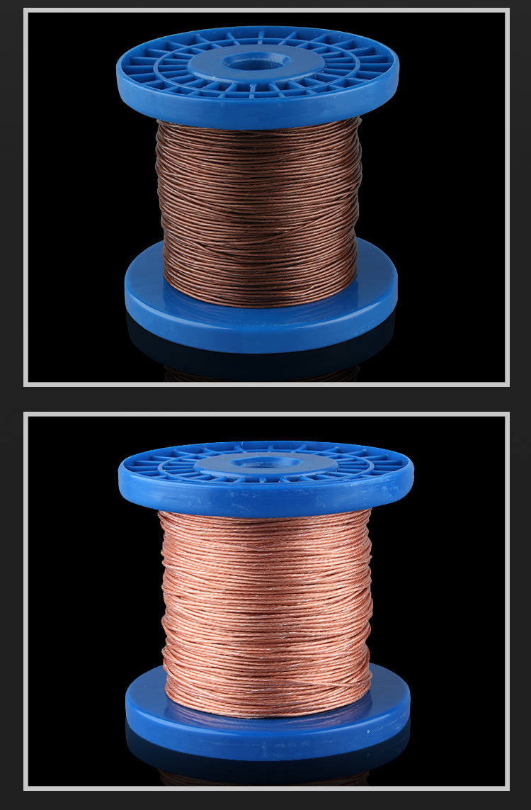 吉铨e37-26awg-6n单晶铜箔丝 铜镀银线耳机升级线信号平衡对录线