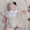 2020 Korean Edition Baby children Climbing clothes newborn baby Wave triangle Romper Cap Conjoined 2020 Korean Edition Baby children Climbing clothes newborn baby Wave triangle Romper Cap Conjoined