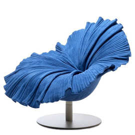 包邮玻璃钢花瓣荷花造型休闲设计师单人云朵沙发椅子bloom chair
