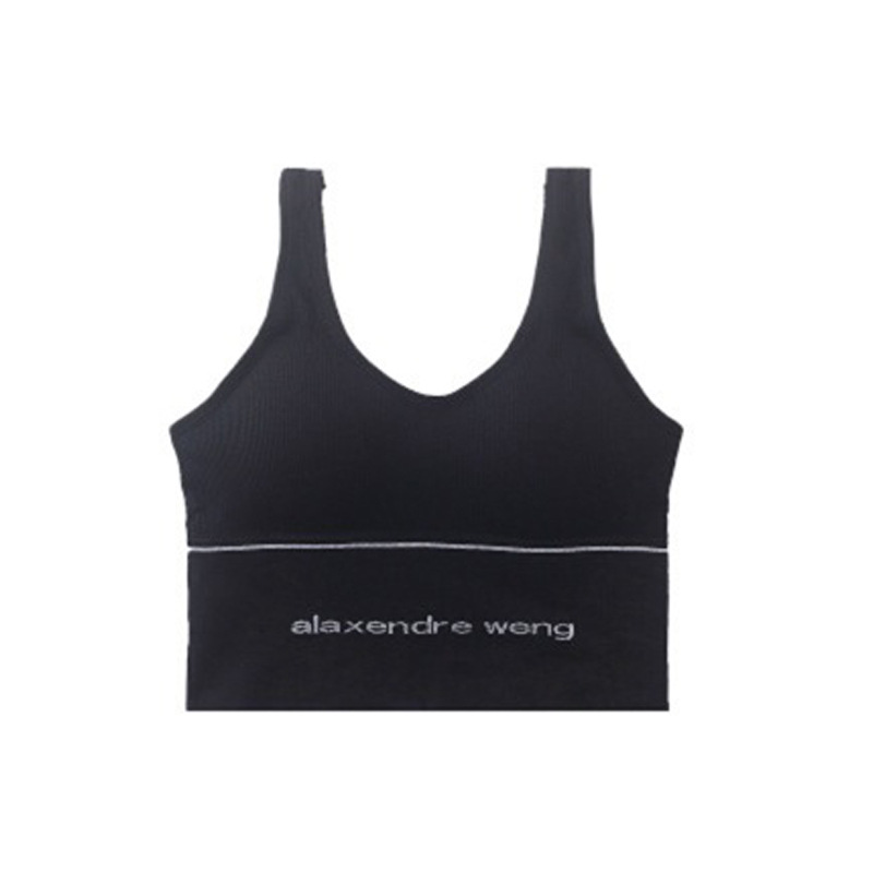 Internet Celebrity Same Style Beauty Back King Wrapped Chest U Vest Female Anti-Exposure Wireless Yoga Large Size Sports Bra Female Summer