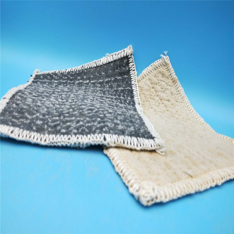 厂家销售垃圾填埋场gcl纳基膨润土垫 4800g防渗覆膜膨润土毯