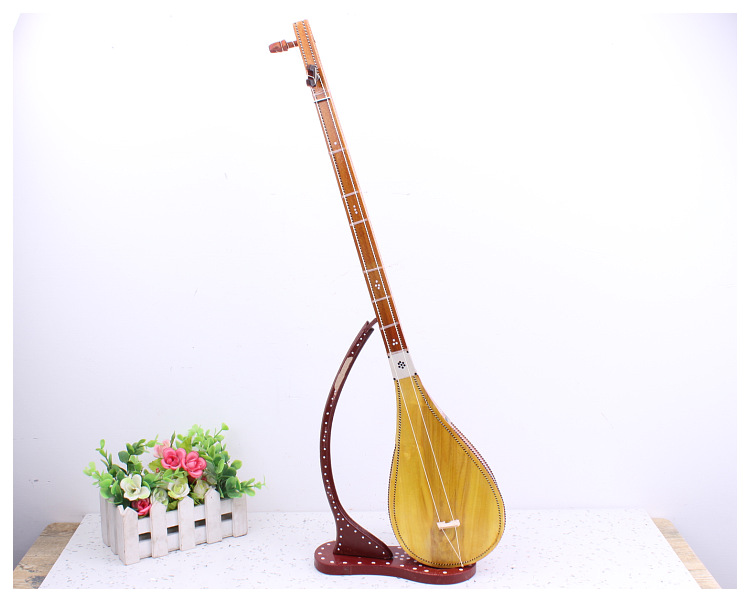 新疆本土民族乐器维吾尔族都塔尔模型摆件手工制作新疆饭店装饰品