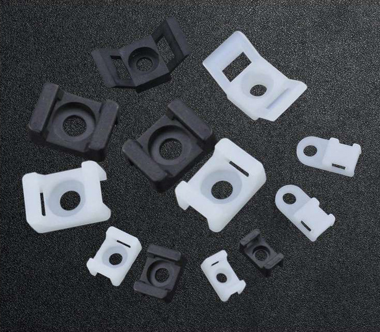 马鞍型尼龙扎带配线固定座 电缆夹理线卡扣 电线捆扎布线固定线扣