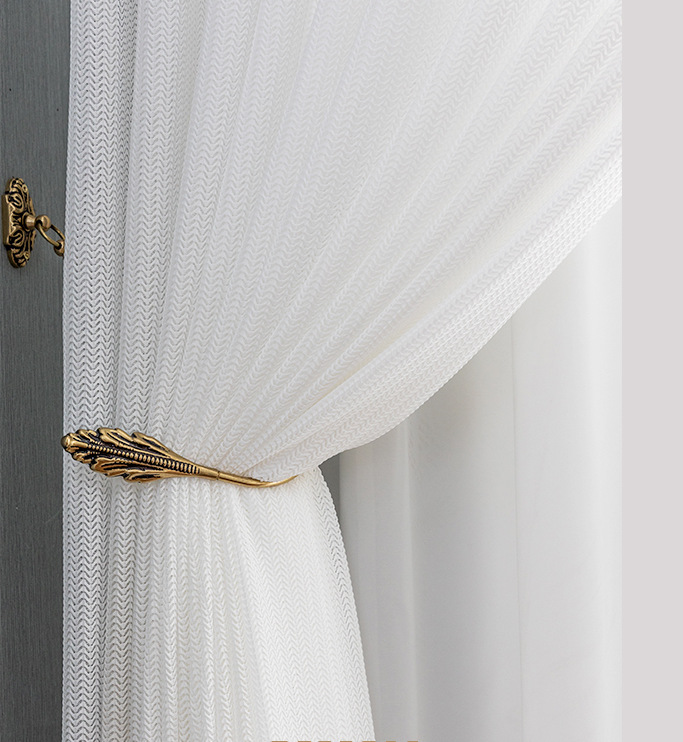 麦皇纱鱼骨纹纱现货淘宝热销窗帘窗纱ins北欧简约风格2020大卖