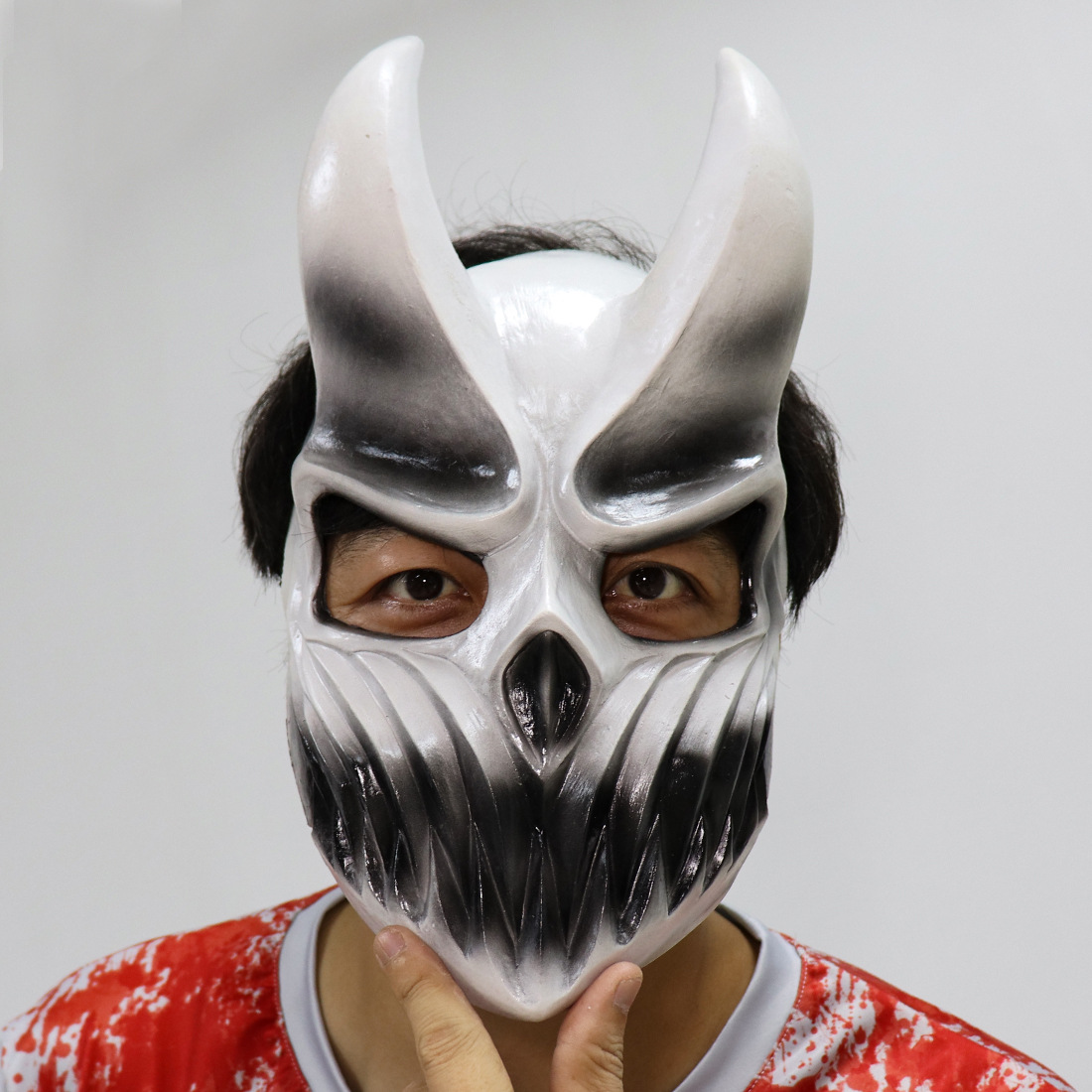 现货新黑暗之子死神死核乐队面具恐怖万圣节面罩kid of darkness