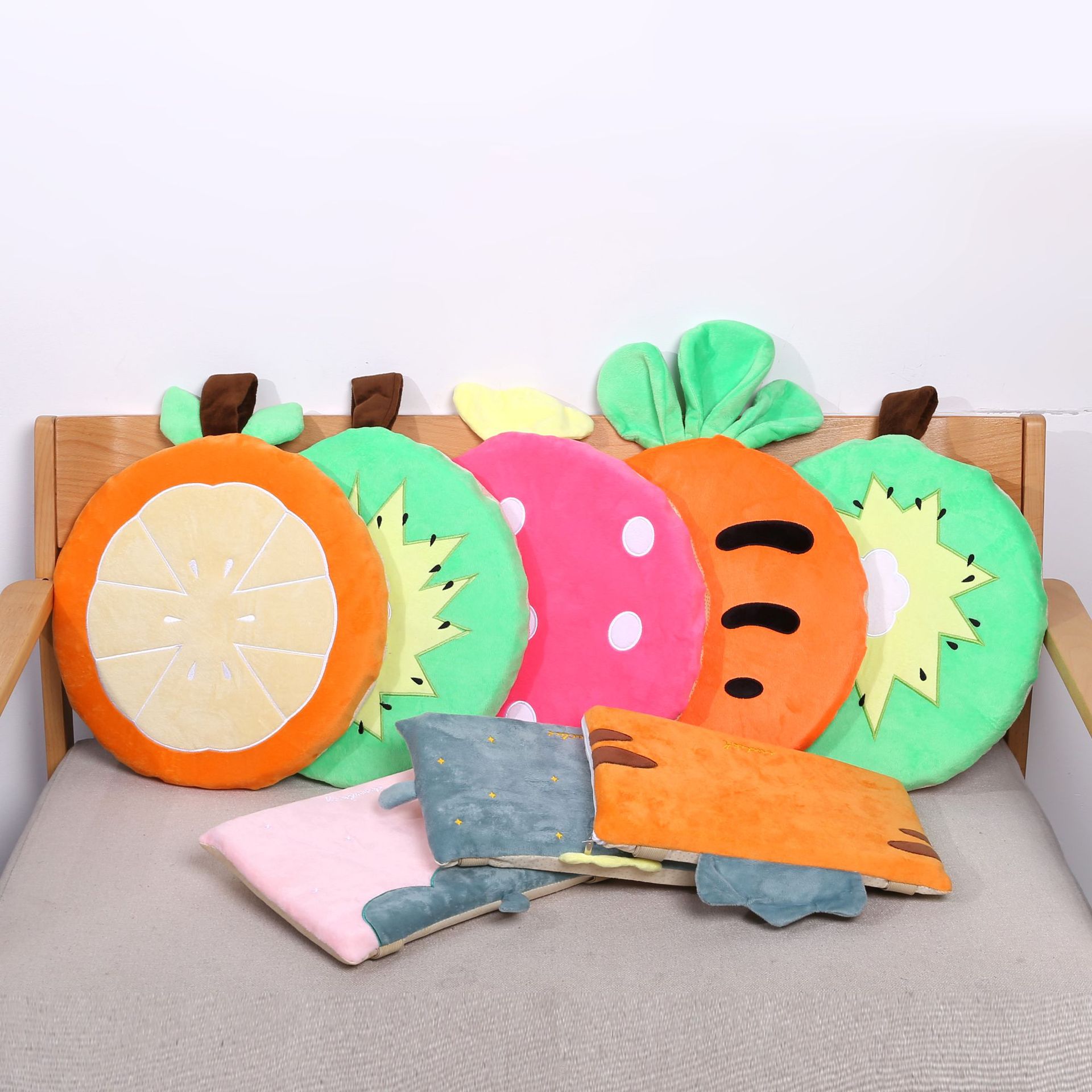 新款卡通水果儿童坐垫幼儿园地上坐垫榻榻米增高椅垫厂家定制批发