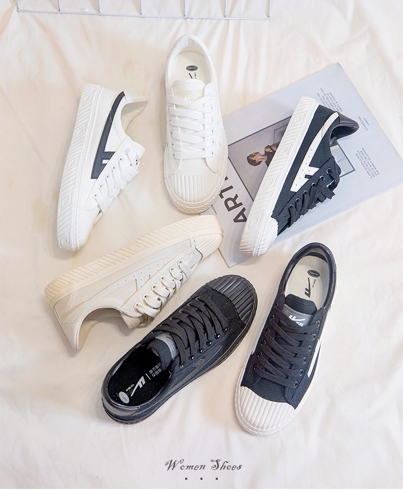 回力饼干鞋女鞋帆布鞋夏季透气秋季正品2022新款布鞋板鞋小白鞋子