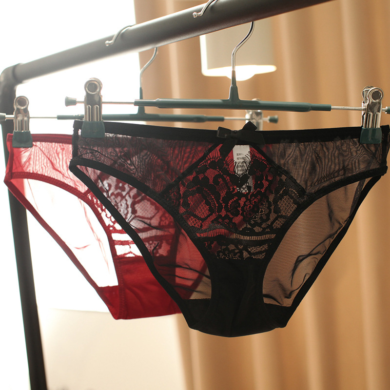 2020新款蕾丝透视性感提臀透气网纱三角 内裤女士厂家批发-阿里巴巴