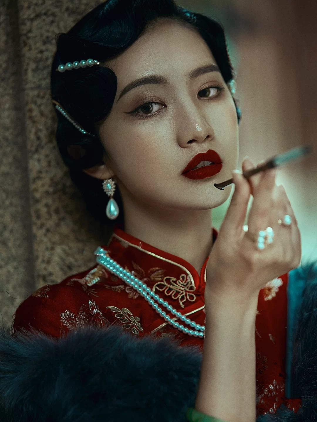 影楼民国拍照情侣剧本杀军装大帅军阀阔太旗袍街拍摄影写真演出服