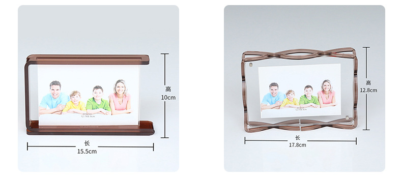 5*12.5cm 能否印logo:可定制 产品名称: 5寸简易相框 规格尺寸: 15.