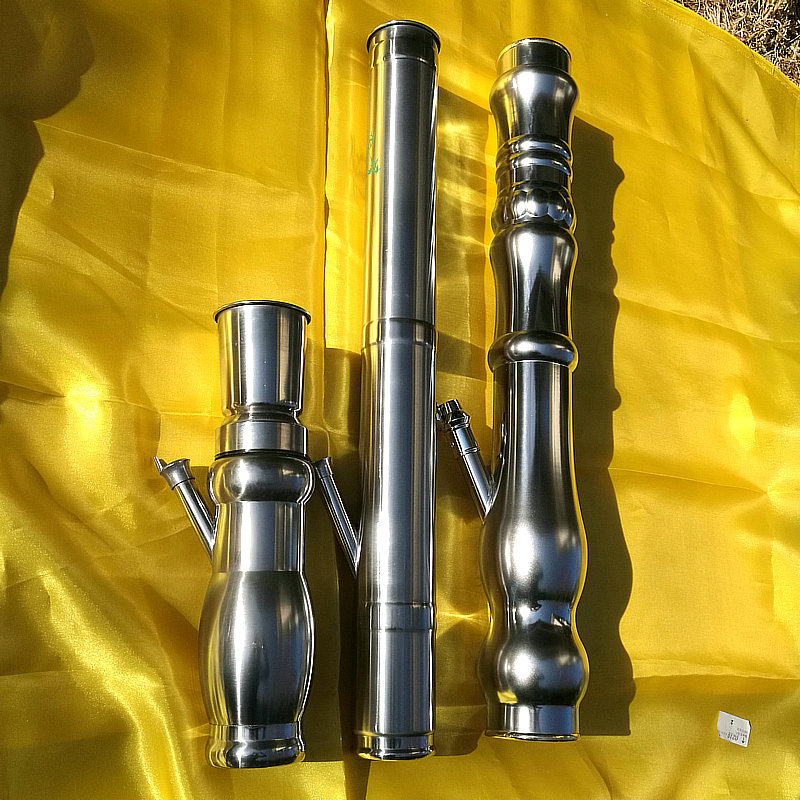 云南水烟筒不锈钢水烟壶烟桶水烟斗 云南烟筒 金属烟袋铁烟锅