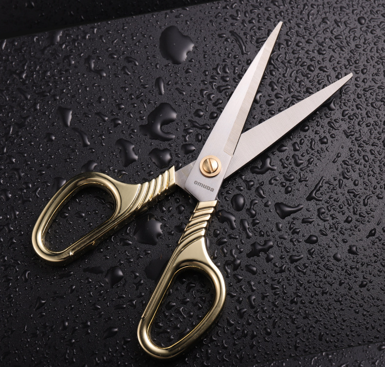 包邮欧美达剪刀锋利不锈钢德国美工艺大剪子文具剪彩3532-1