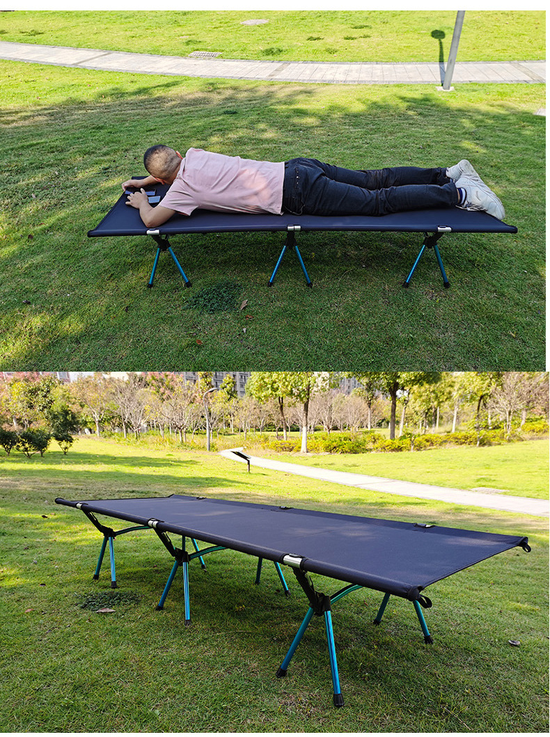 modegol牧蝶谷折叠床单人高低可调午睡床铝合金户外便携行军床