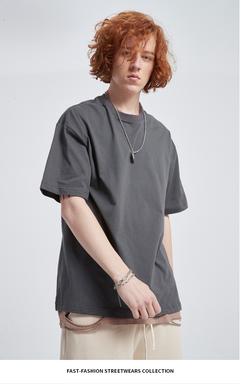 artie男装|oversize宽松潮牌短袖t恤男 广告杉纯棉t恤定制厂家